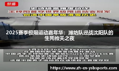2025赛季极限运动嘉年华:潍坊队迎战沈阳队的生死攸关之夜
