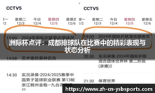 洲际杯点评:成都排球队在比赛中的精彩表现与状态分析